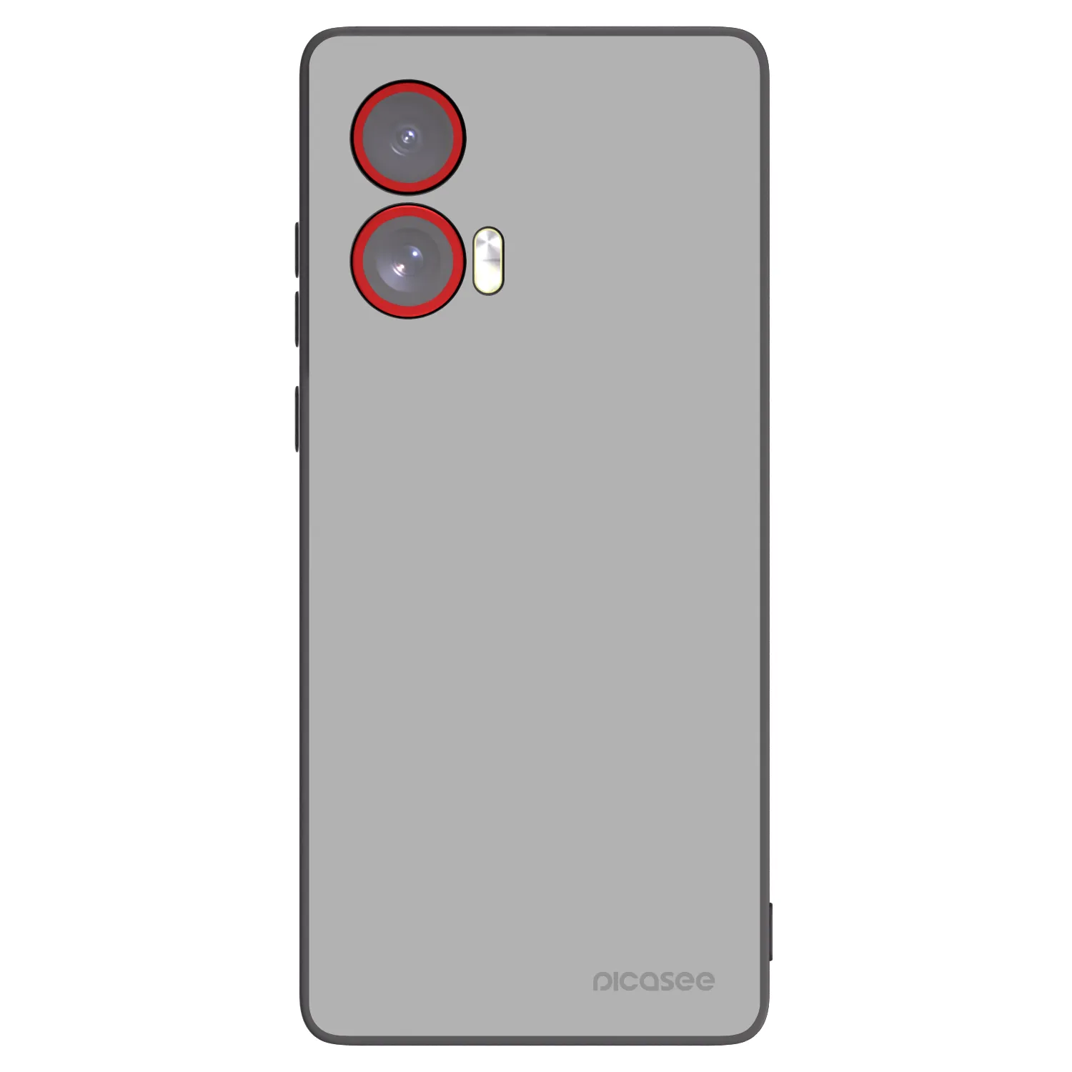 Picasee silikonowe czarne etui na Motorola Edge 50 Fusion - Stone