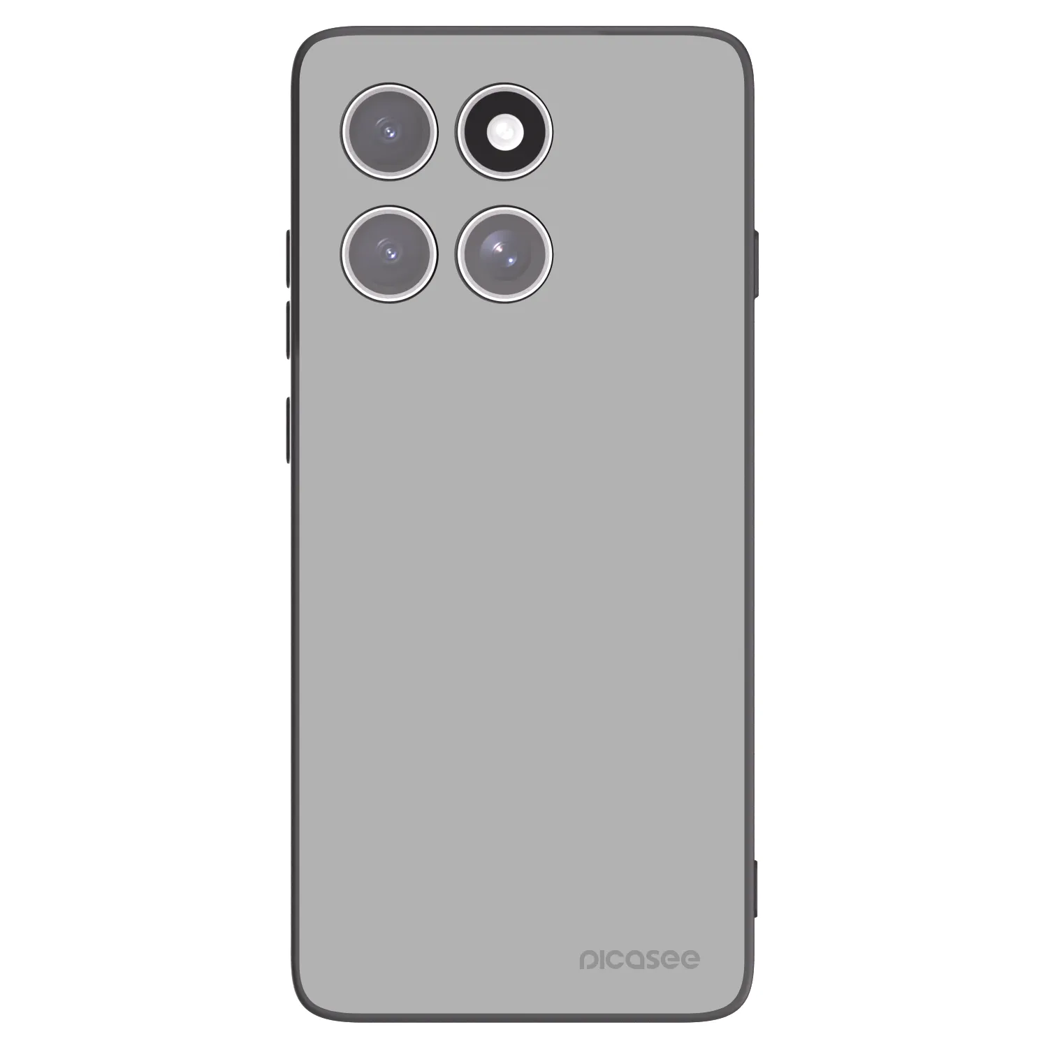 Picasee silikonowe czarne etui na Motorola Edge 60 Fusion - Stone