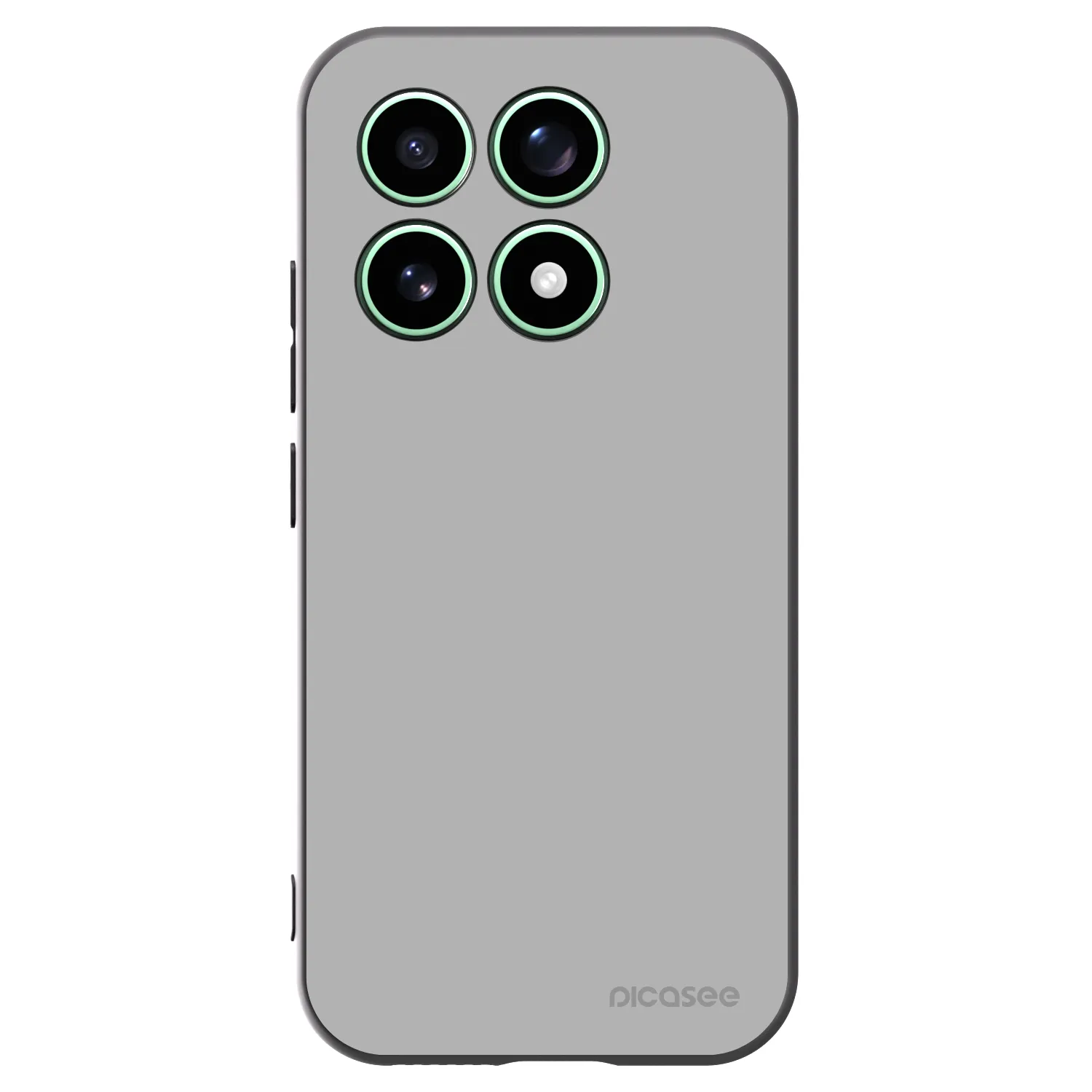 Picasee silikonowe czarne etui na Xiaomi 17 - Stone