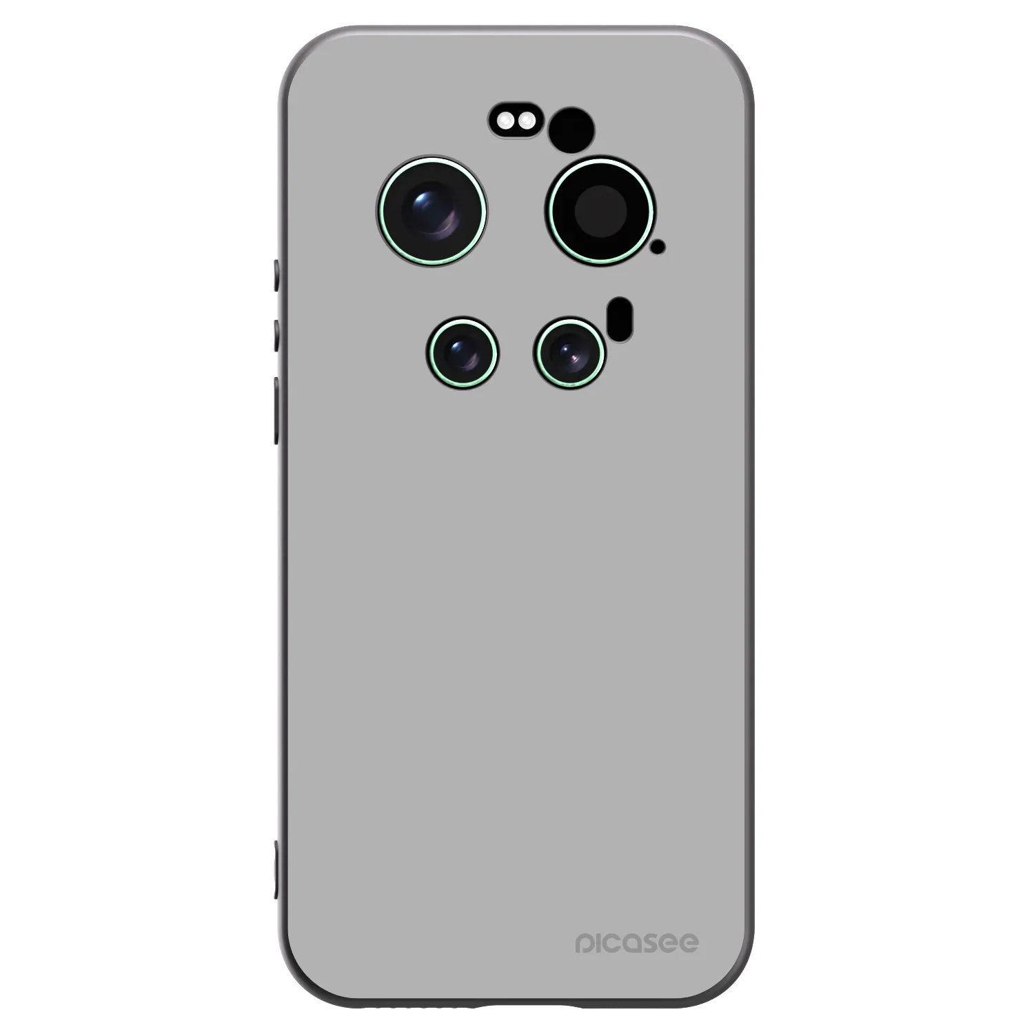 Picasee silikonowe czarne etui na Xiaomi 17 Ultra - Stone