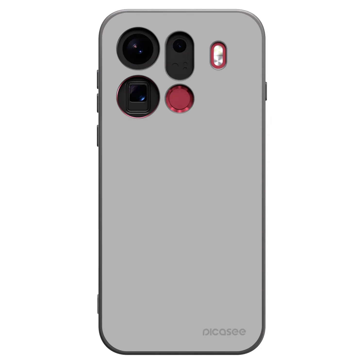 Picasee silikonowe czarne etui na OPPO Find X9 Pro - Stone