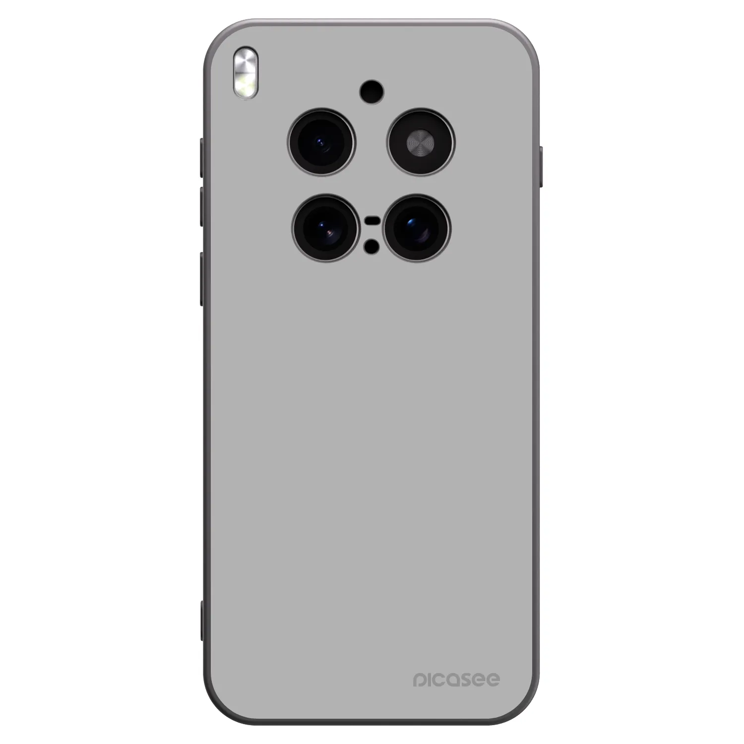 Picasee silikonowe czarne etui na Vivo X300 Pro - Stone
