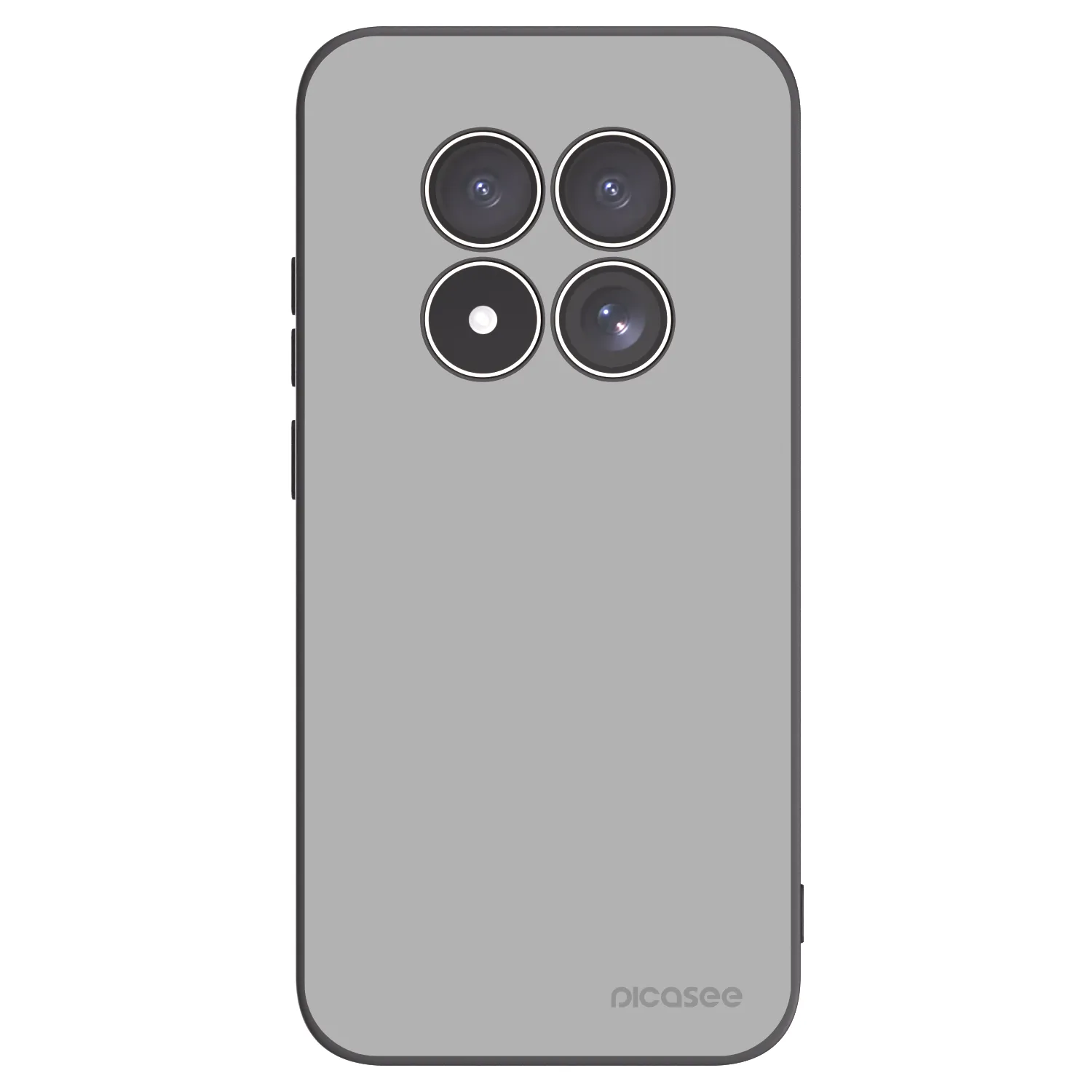 Picasee silikonowe czarne etui na Xiaomi Redmi Note 15 Pro 5G - Stone