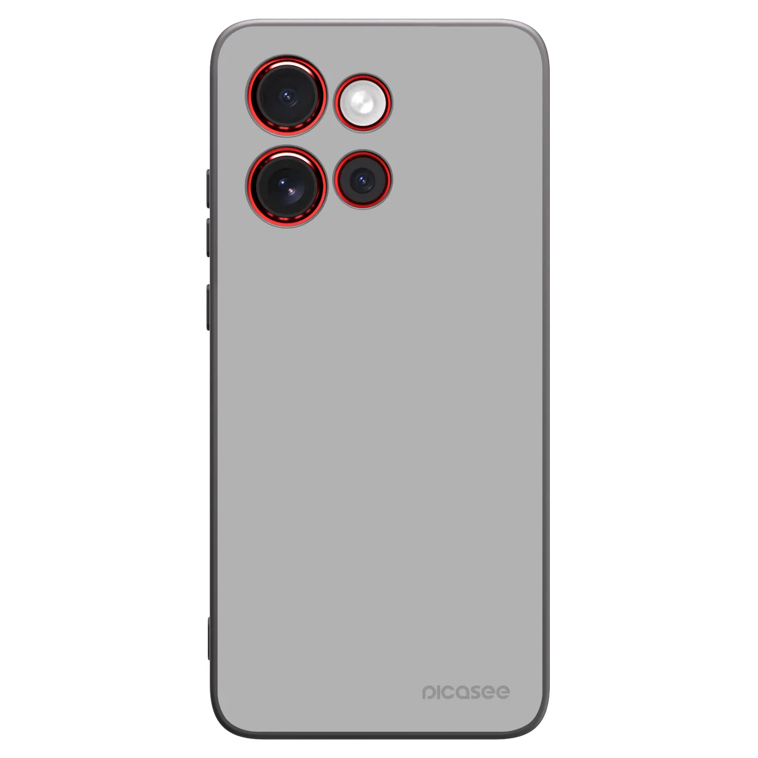 Picasee silikonowe czarne etui na Motorola Edge 60 Neo 5G - Stone