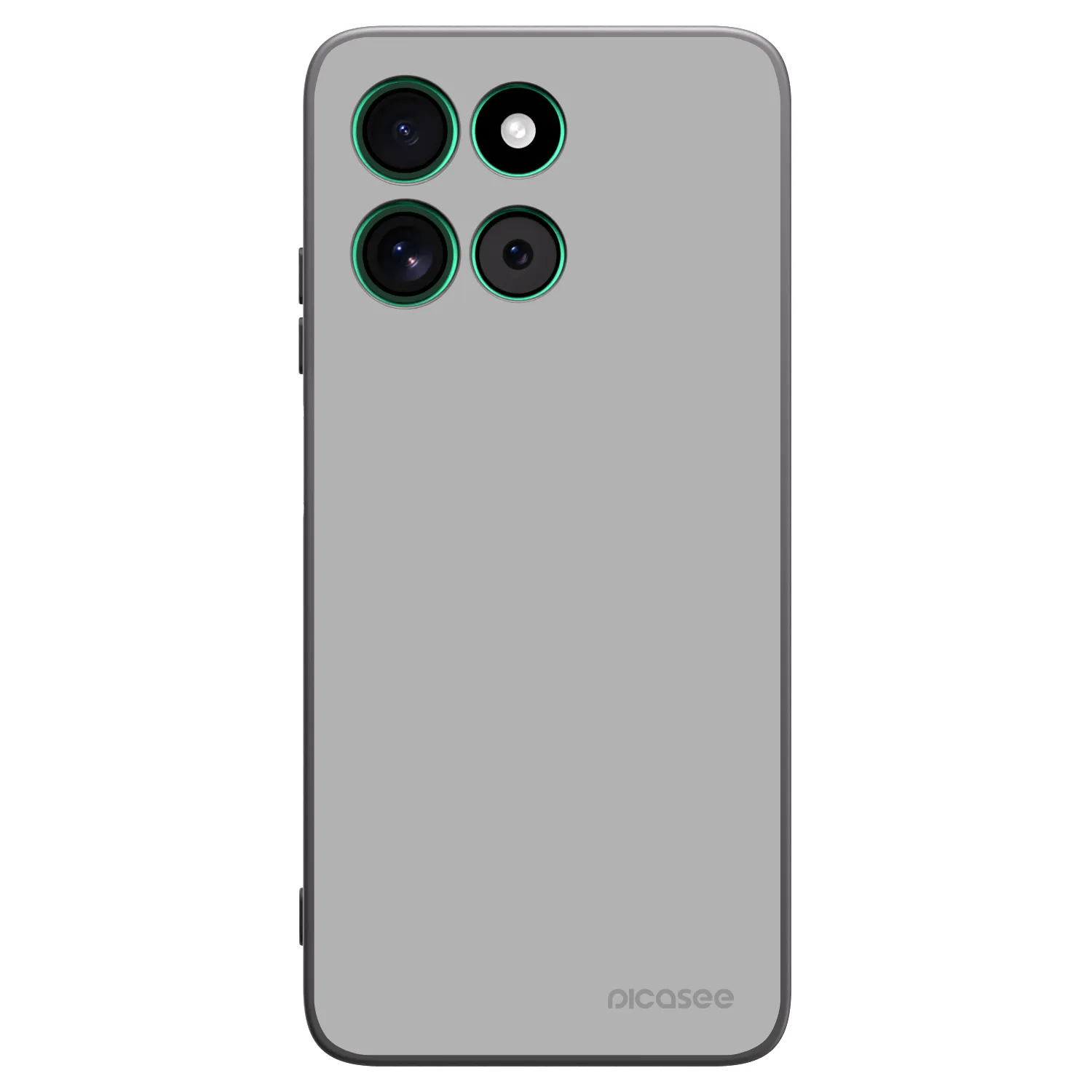 Picasee silikonowe czarne etui na Motorola Moto G57 Power - Stone