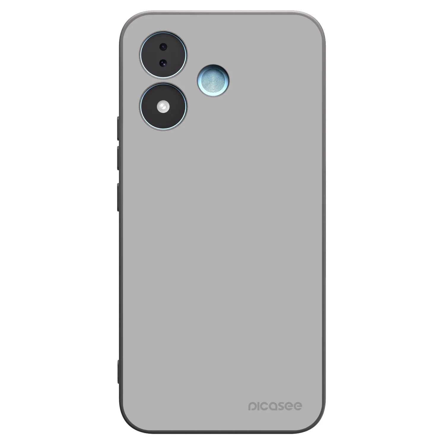 Picasee silikonowe czarne etui na Xiaomi Redmi Note 17 5G - Stone