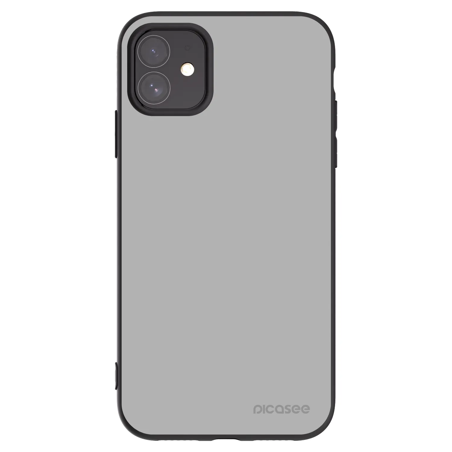Picasee silikonowe czarne etui na Apple iPhone 11 - Stone