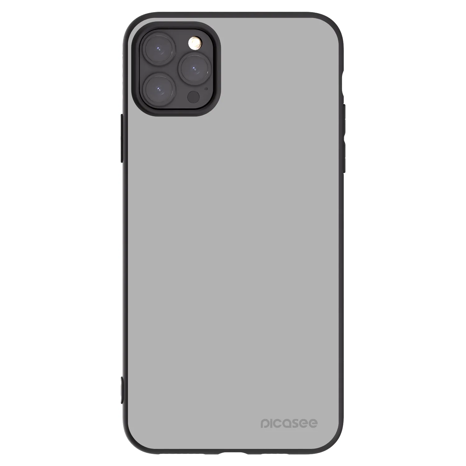 Picasee silikonowe czarne etui na Apple iPhone 11 Pro Max - Stone