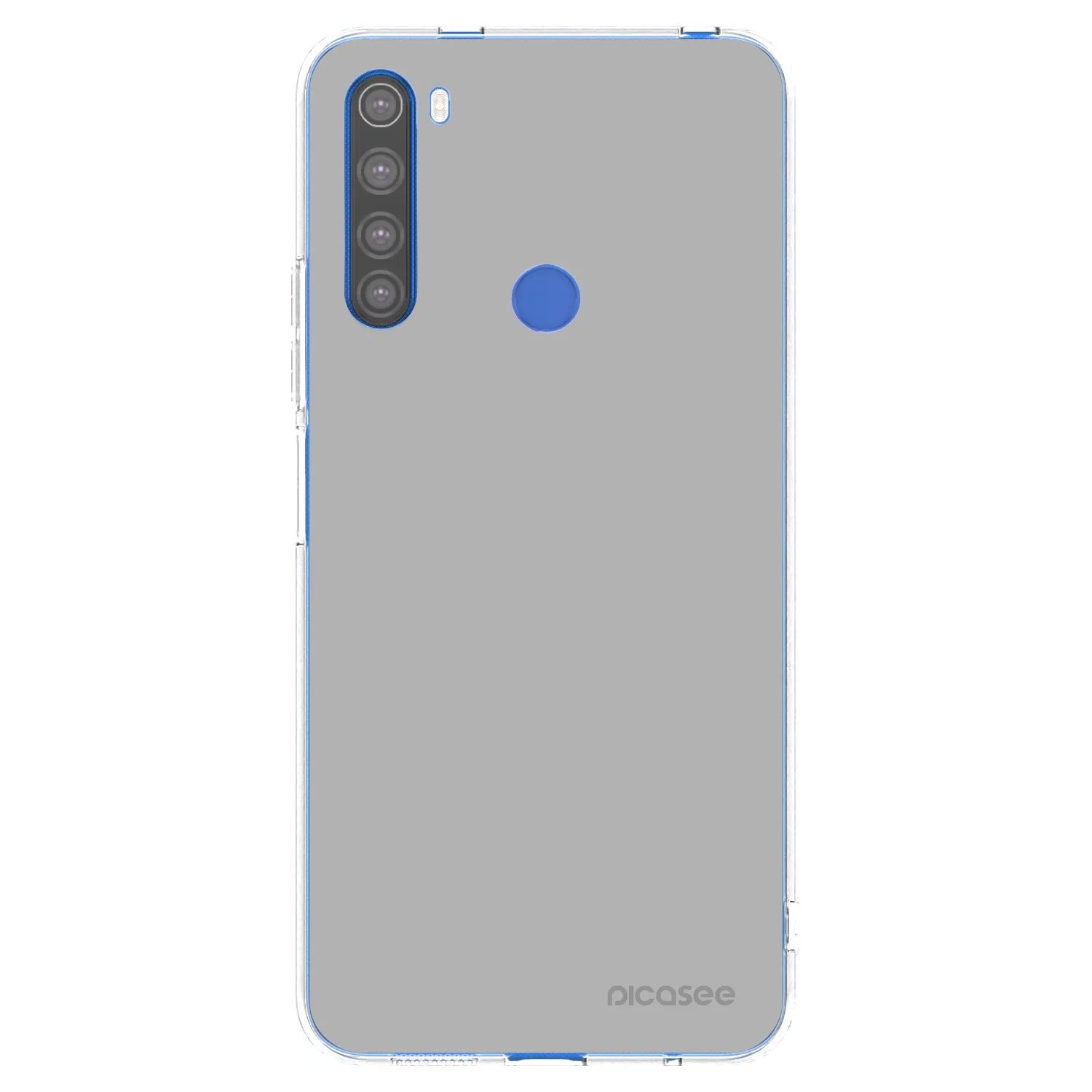 Picasee silikonowe przeźroczyste etui na Xiaomi Redmi Note 8T - Stone