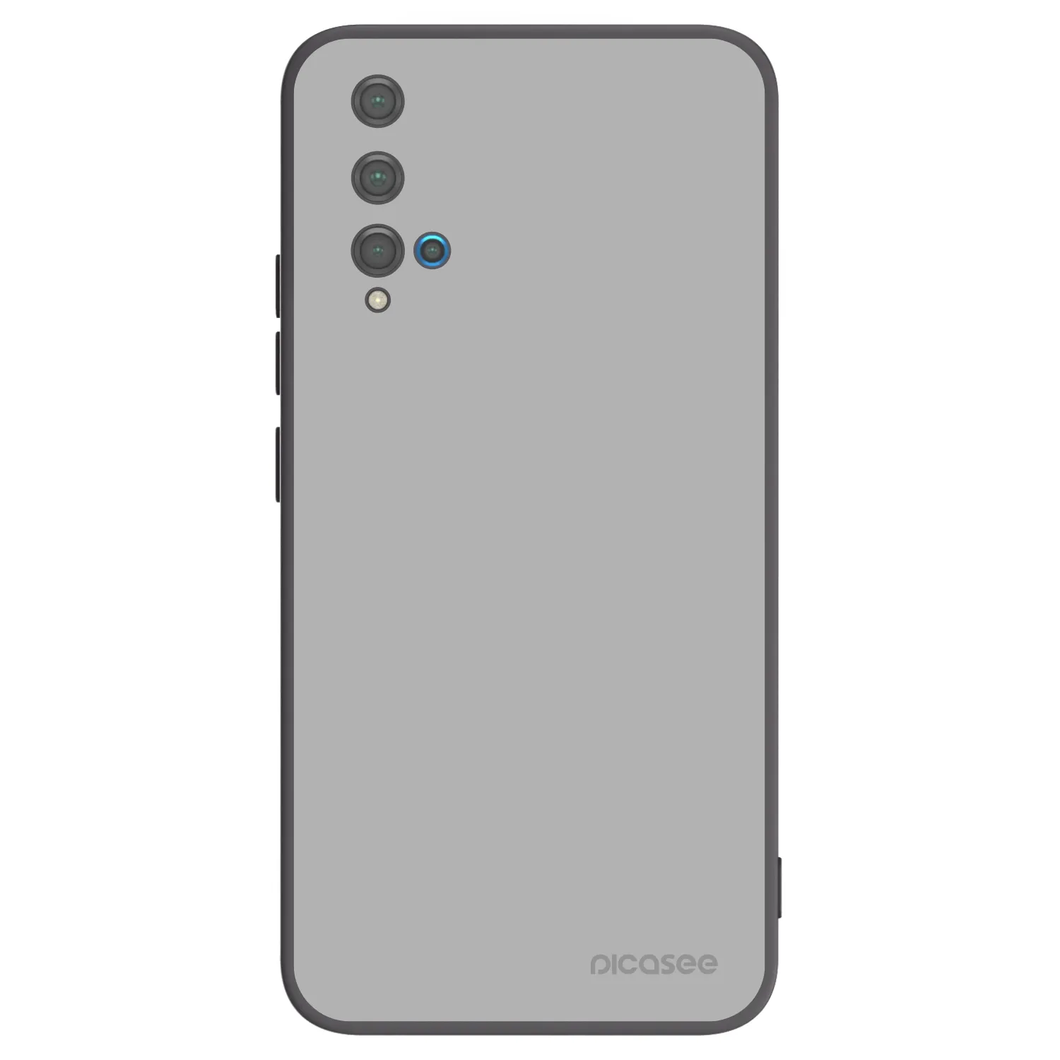 Picasee silikonowe czarne etui na Huawei Nova 5T - Stone