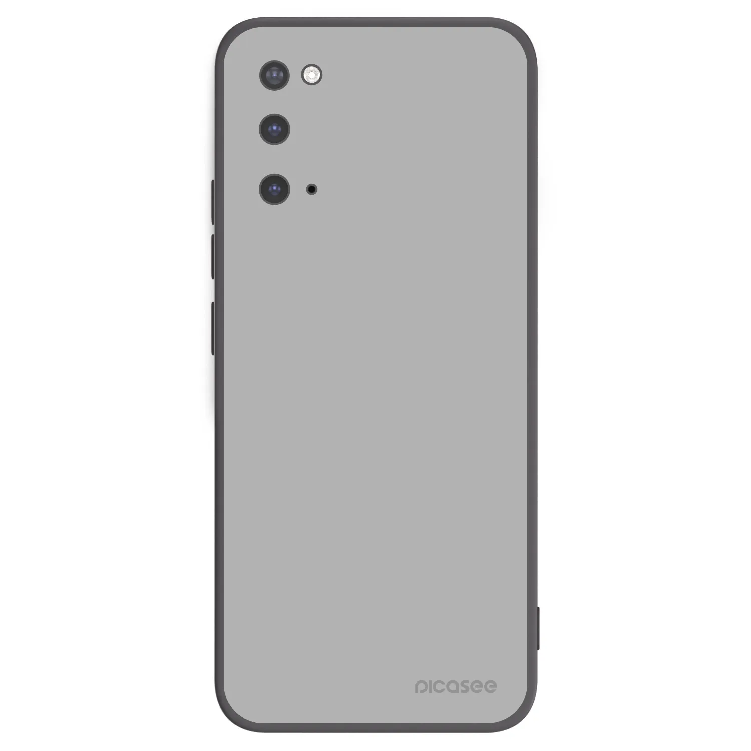 Picasee silikonowe czarne etui na Samsung Galaxy S20 G980F - Stone