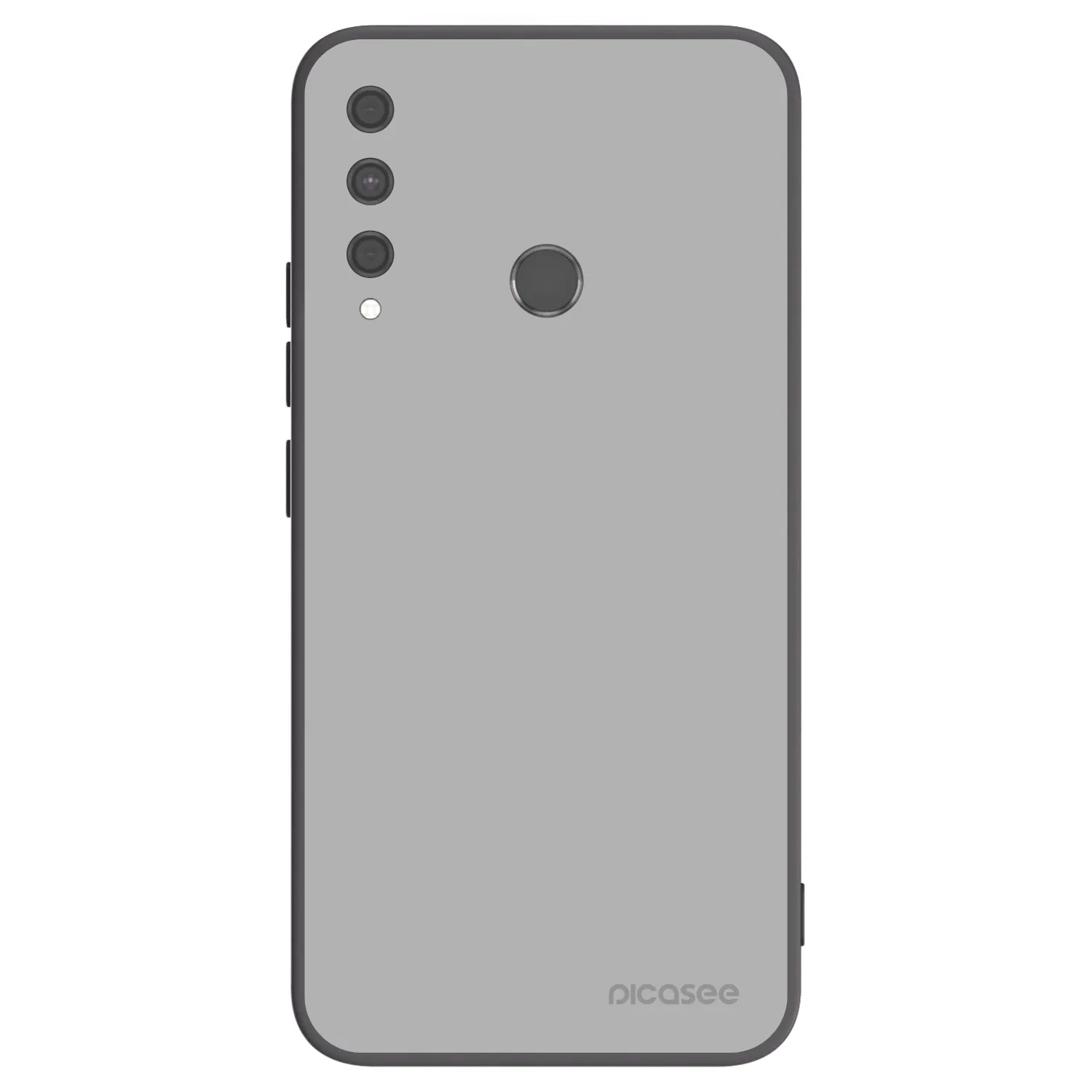 Picasee silikonowe czarne etui na Huawei P40 Lite E - Stone