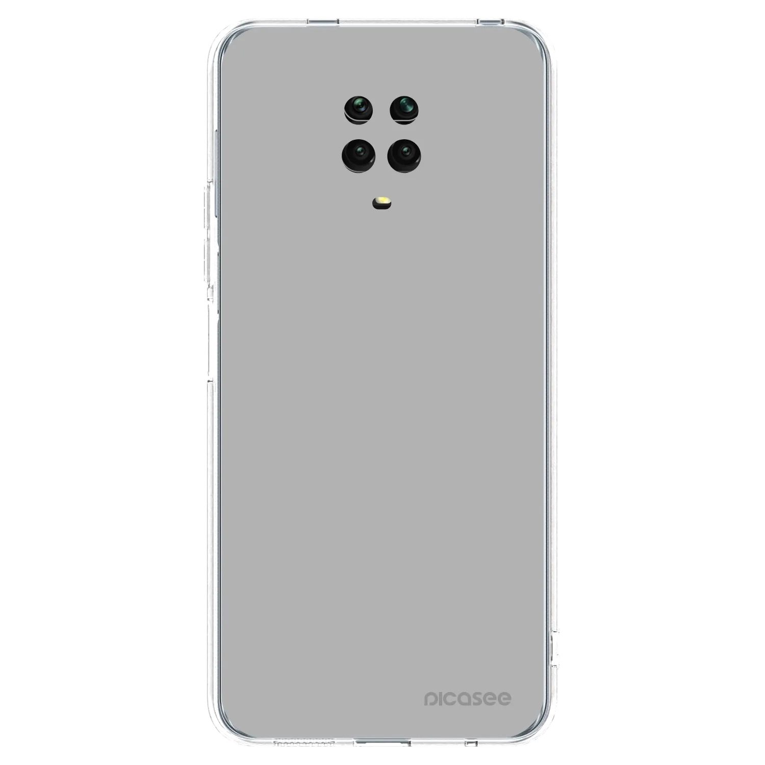 Picasee silikonowe przeźroczyste etui na Xiaomi Redmi Note 9 Pro - Stone