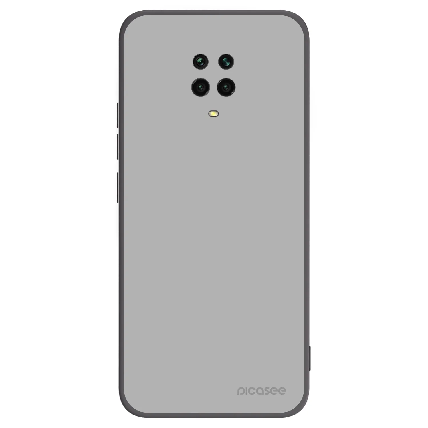 Picasee silikonowe czarne etui na Xiaomi Redmi Note 9 Pro - Stone