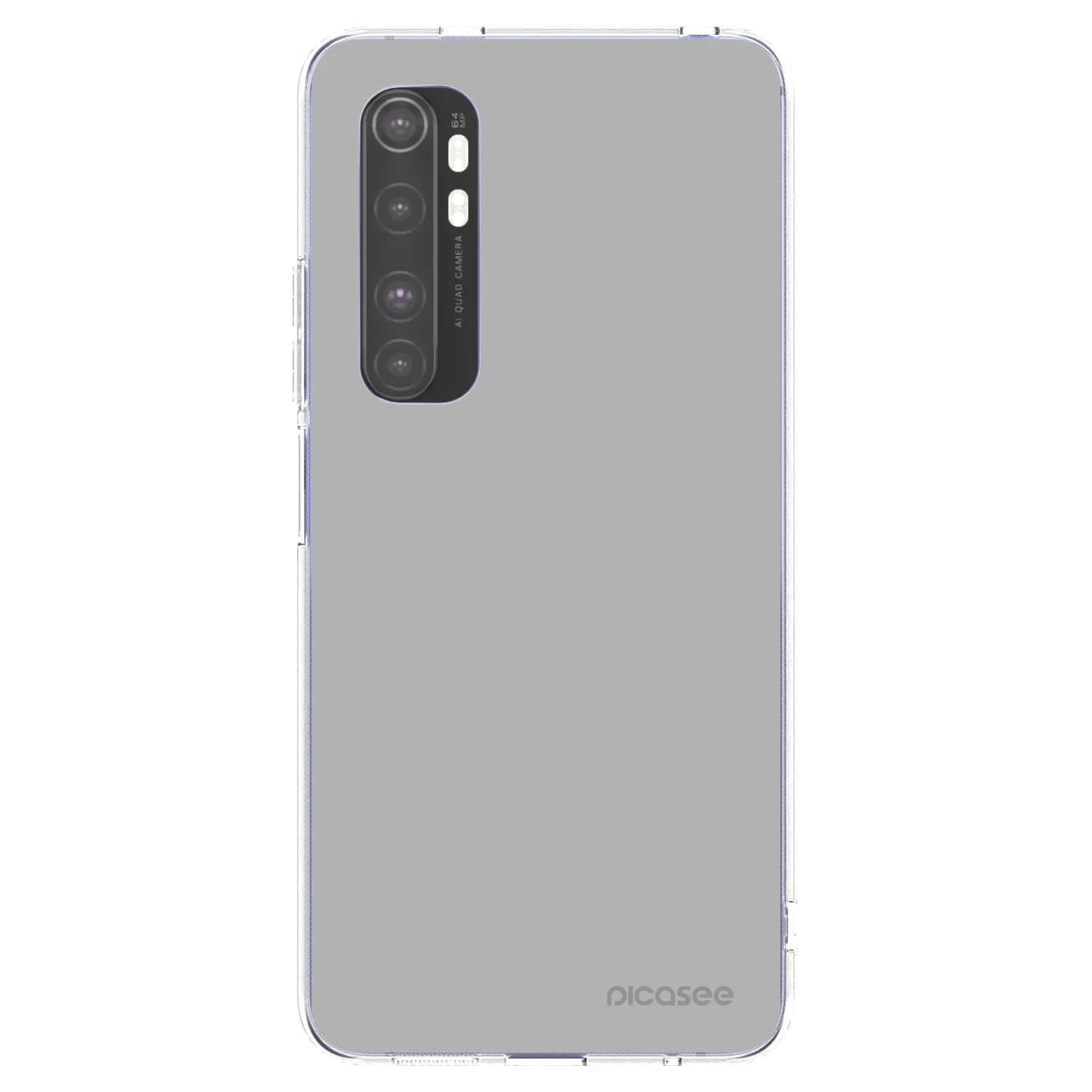Picasee silikonowe przeźroczyste etui na Xiaomi Mi Note 10 Lite - Stone