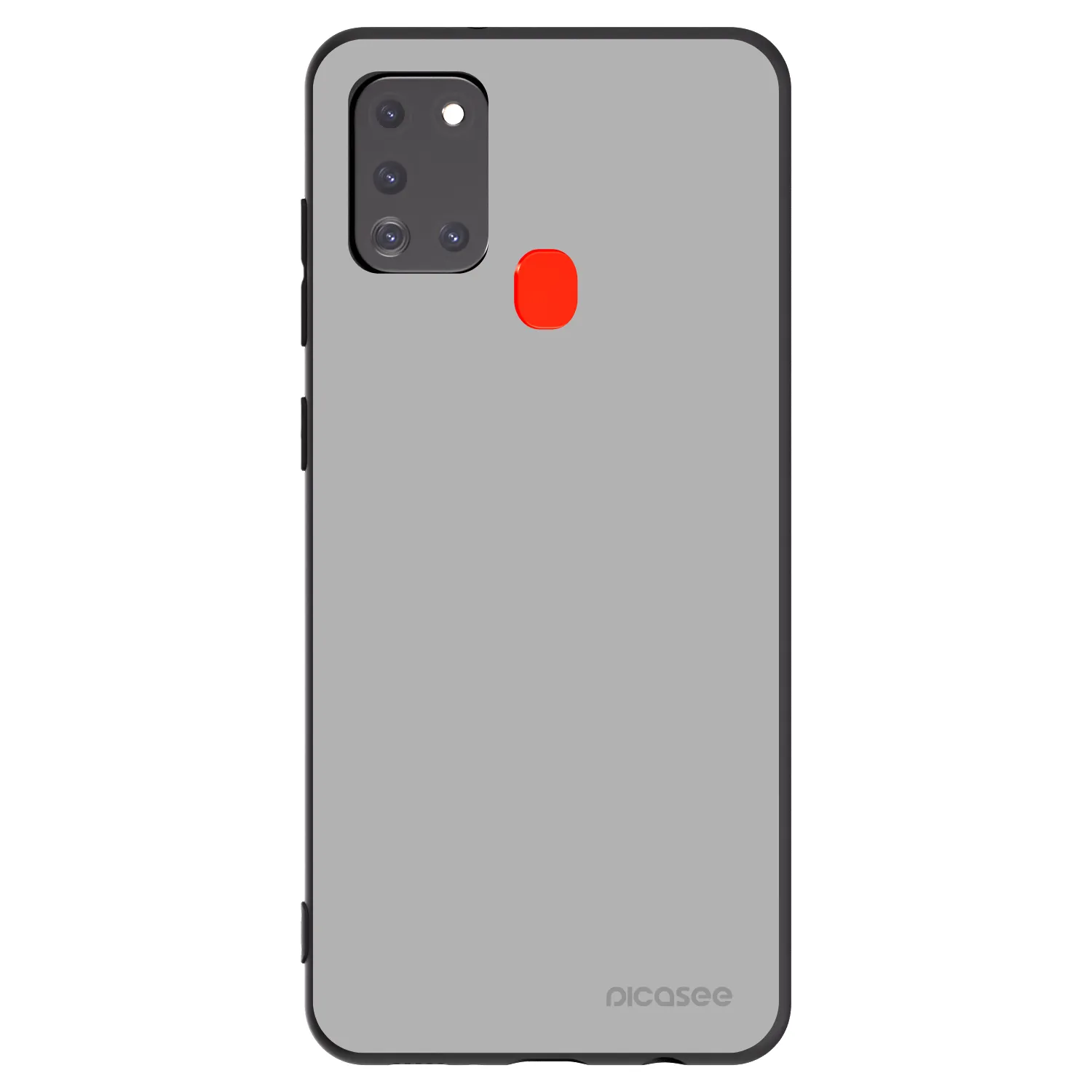 Picasee silikonowe czarne etui na Samsung Galaxy A21s - Stone