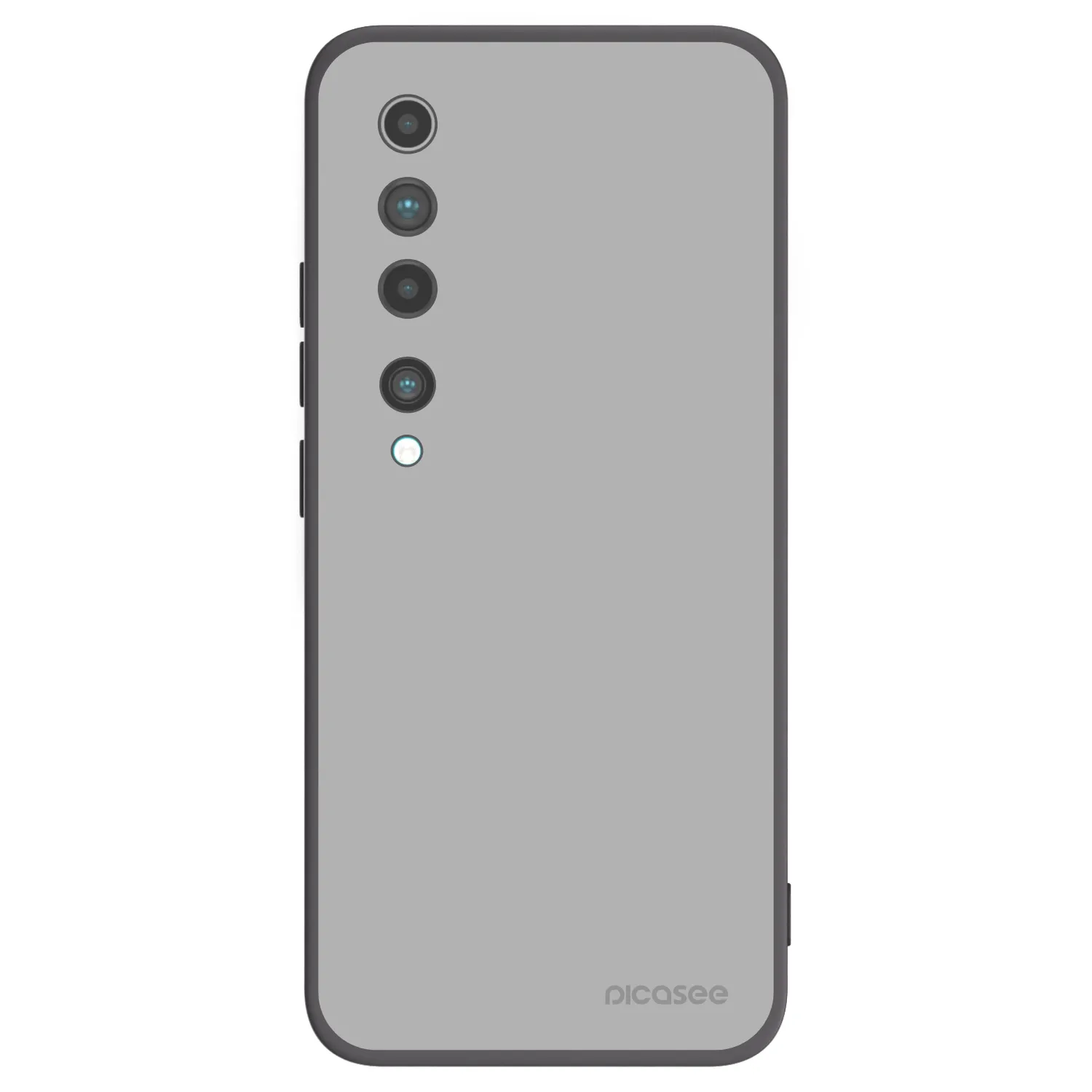 Picasee silikonowe czarne etui na Xiaomi Mi 10 - Stone