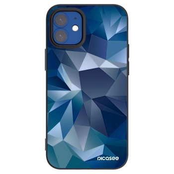 Picasee silikonowe czarne etui na Apple iPhone 12 mini - Wallpaper