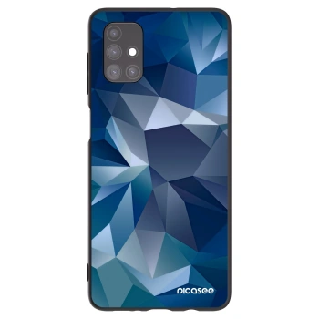 Picasee silikonowe czarne etui na Samsung Galaxy M51 M515F - Wallpaper
