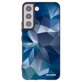 Picasee silikonowe czarne etui na Samsung Galaxy S22 5G - Wallpaper