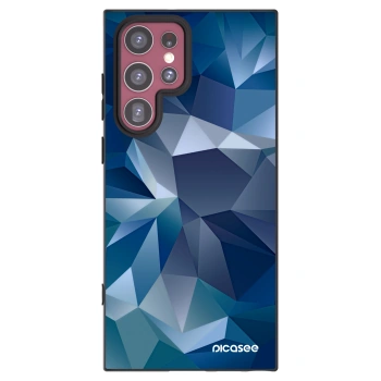 Picasee silikonowe czarne etui na Samsung Galaxy S22 Ultra 5G - Wallpaper