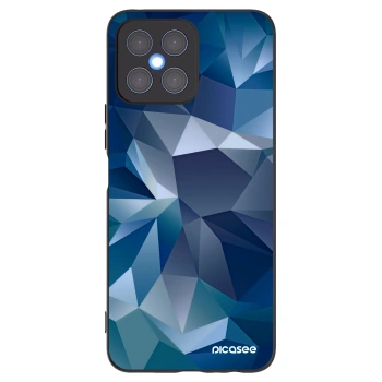 Picasee silikonowe czarne etui na Honor X8 4G - Wallpaper