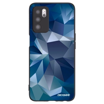Picasee silikonowe czarne etui na OPPO A16s - Wallpaper