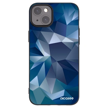 Picasee silikonowe czarne etui na Apple iPhone 15 Plus - Wallpaper