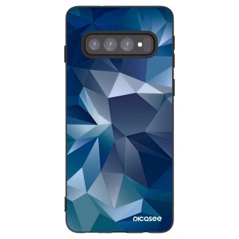 Picasee silikonowe czarne etui na Samsung Galaxy S10 G973 - Wallpaper