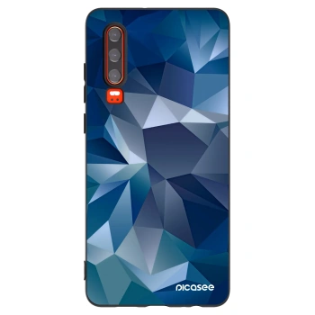 Picasee silikonowe czarne etui na Huawei P30 - Wallpaper
