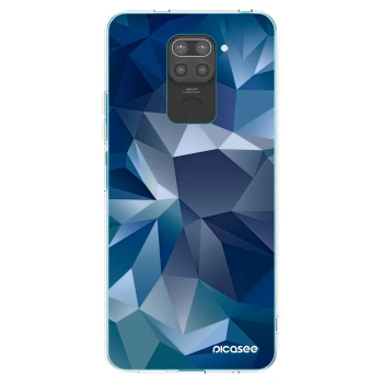Picasee silikonowe czarne etui na Xiaomi Redmi Note 9 - Wallpaper