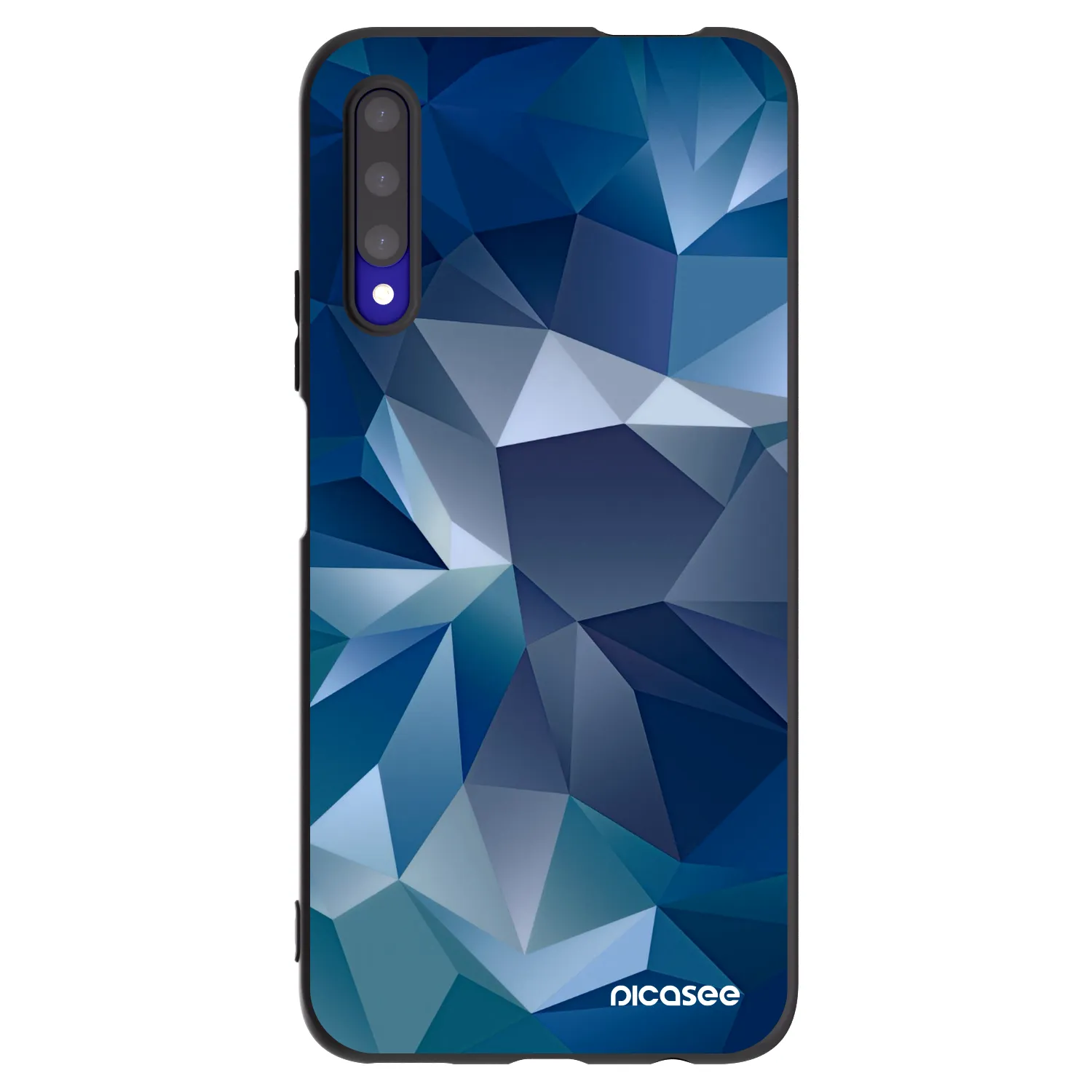 Picasee silikonowe czarne etui na Honor 9X Pro - Wallpaper