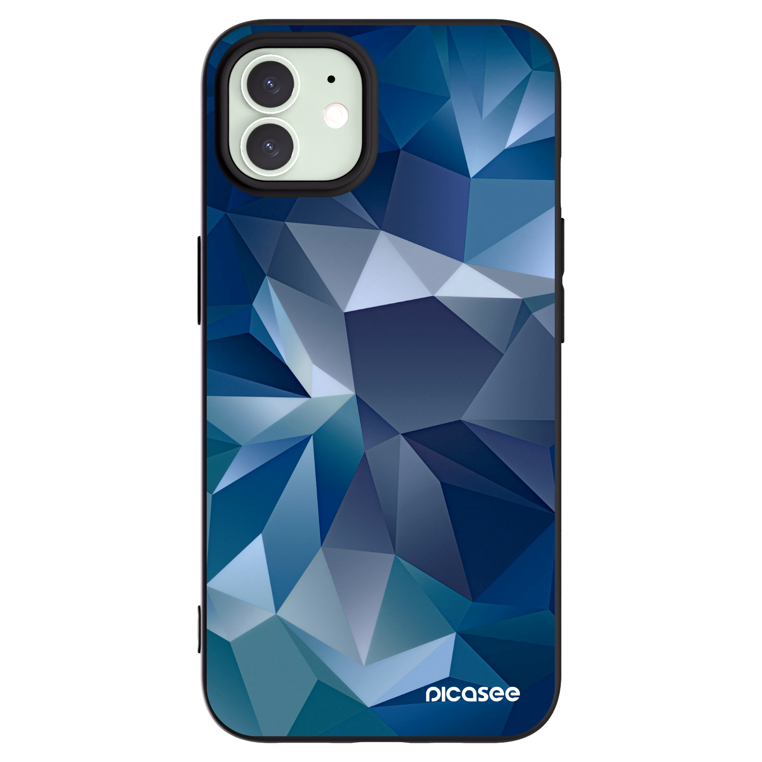 Picasee silikonowe czarne etui na Apple iPhone 12 Pro - Wallpaper