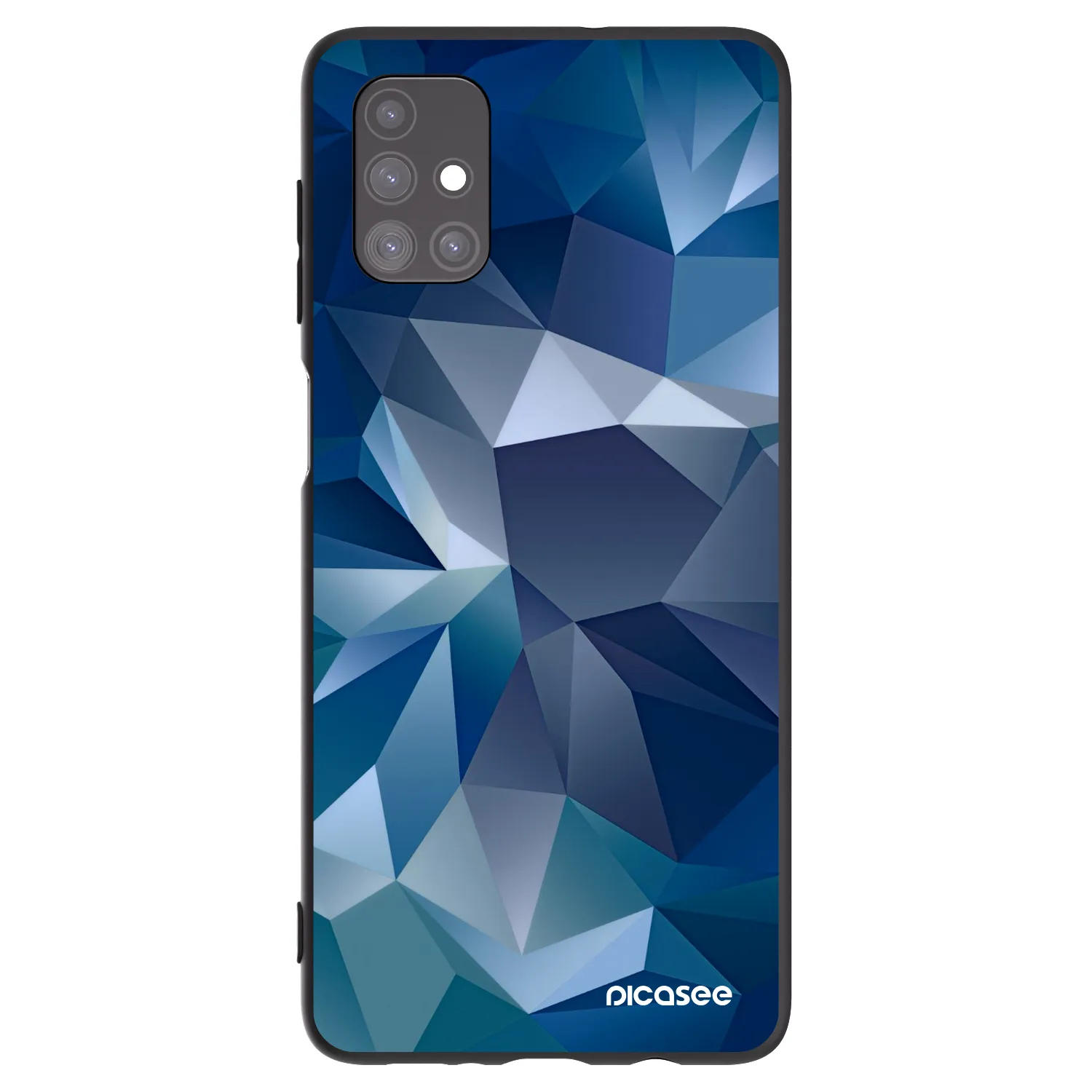 Picasee silikonowe czarne etui na Samsung Galaxy M51 M515F - Wallpaper