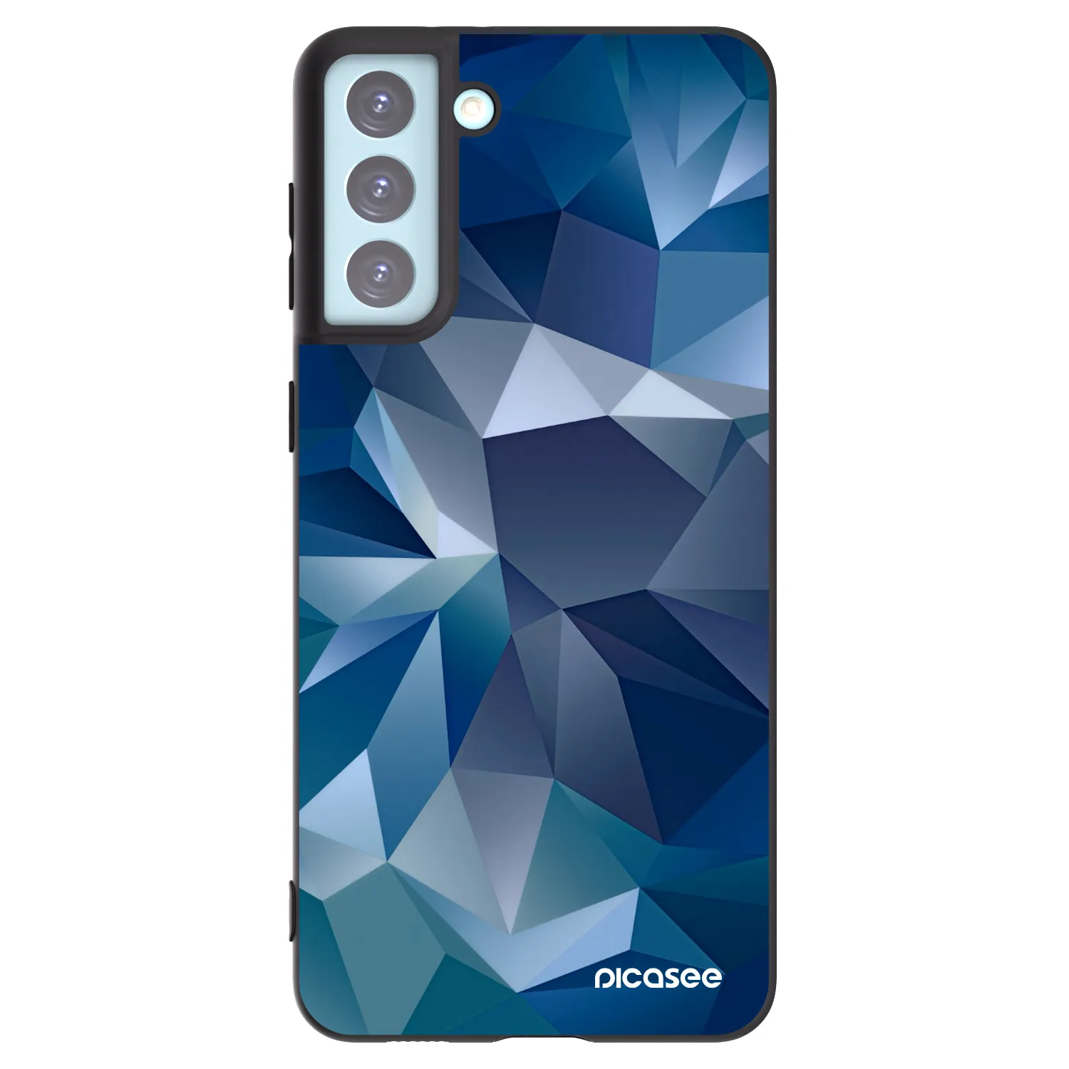 Picasee silikonowe czarne etui na Samsung Galaxy S21+ 5G G996F - Wallpaper