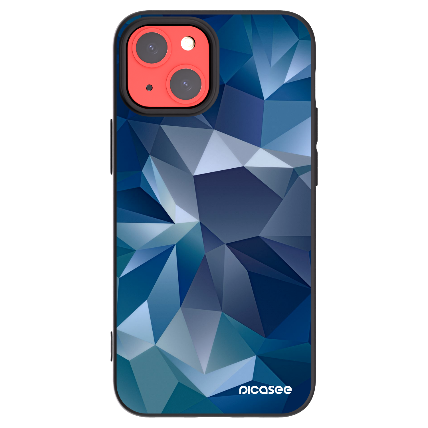 Picasee silikonowe czarne etui na Apple iPhone 13 mini - Wallpaper