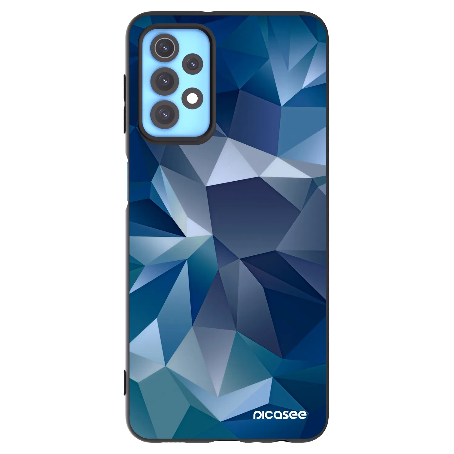 Picasee silikonowe czarne etui na Samsung Galaxy A32 4G SM-A325F - Wallpaper