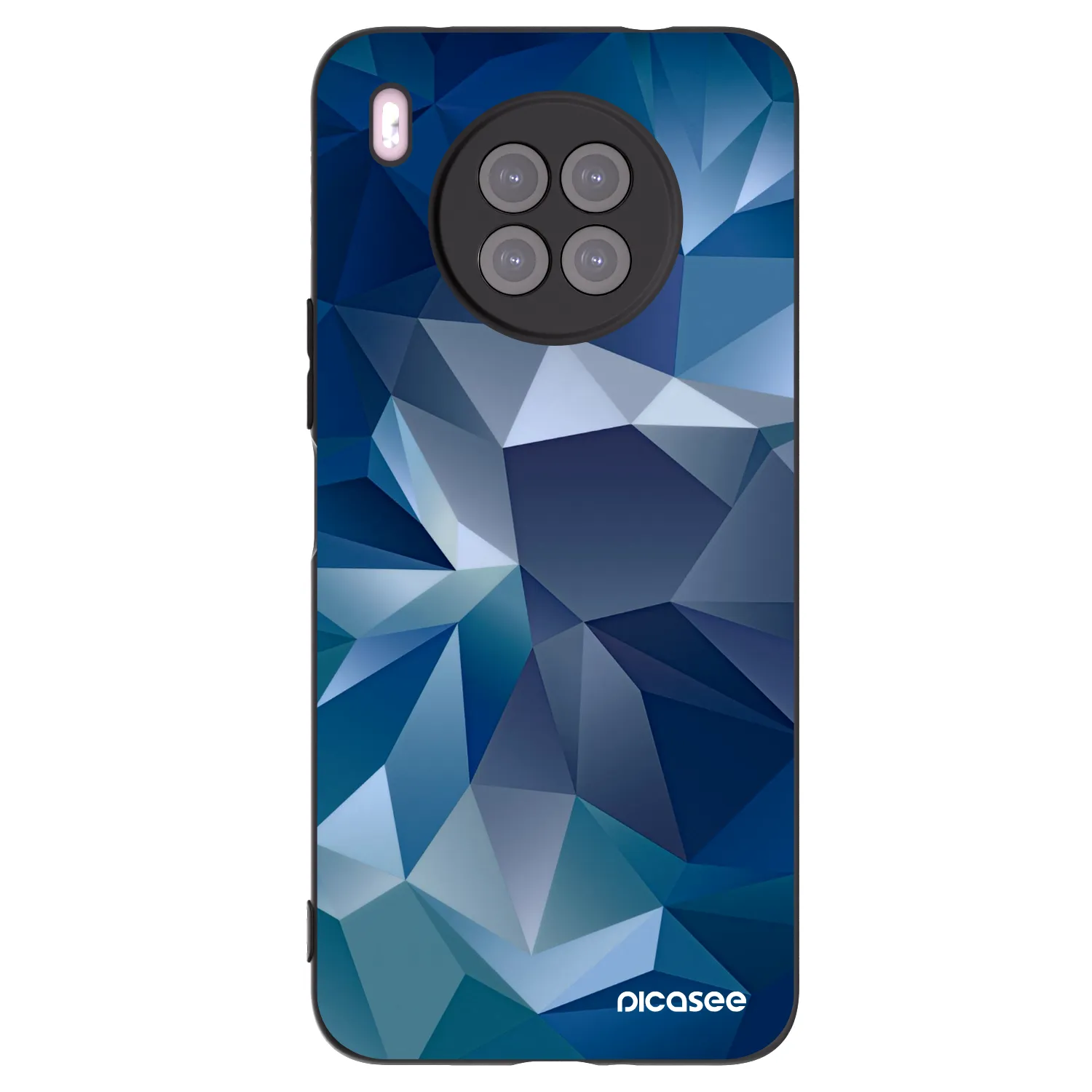 Picasee silikonowe czarne etui na Huawei Nova 8i - Wallpaper
