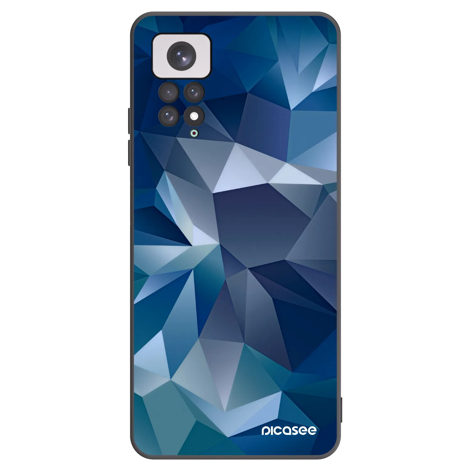 Picasee silikonowe czarne etui na Xiaomi Redmi Note 11 - Wallpaper