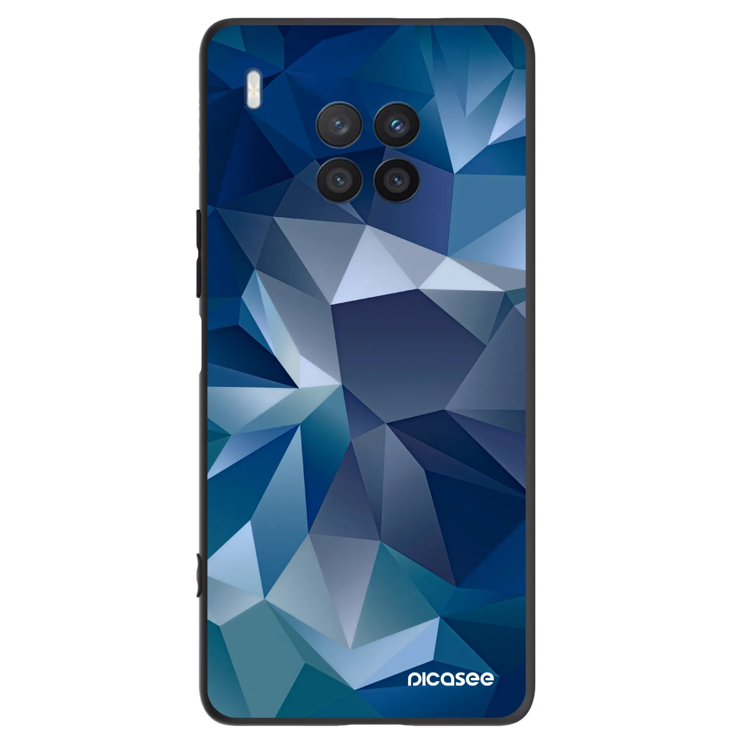 Picasee silikonowe czarne etui na Honor 50 Lite - Wallpaper