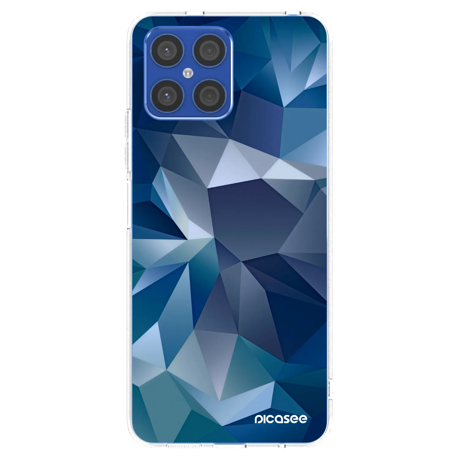 Picasee silikonowe przeźroczyste etui na Honor X8 4G - Wallpaper