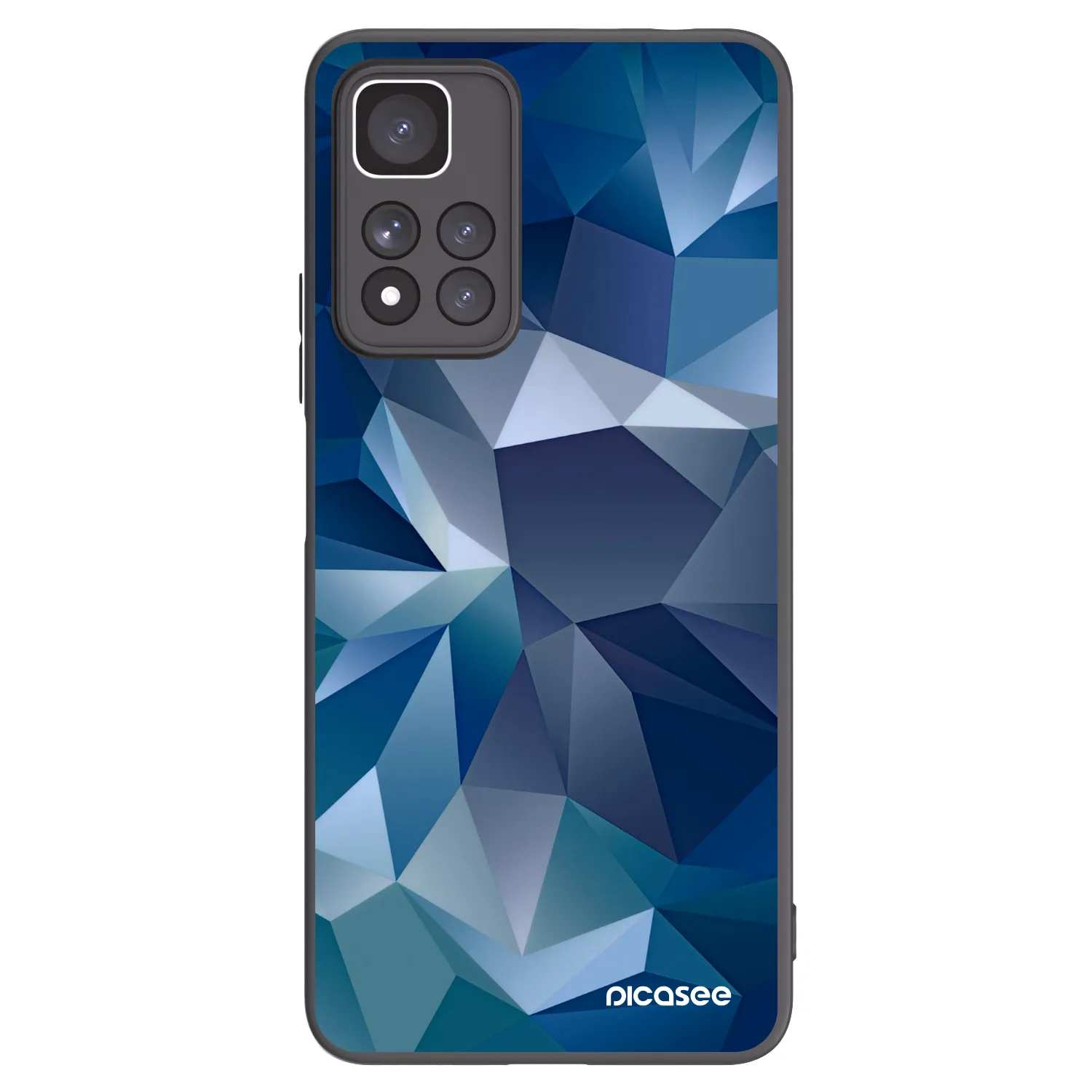 Picasee silikonowe czarne etui na Xiaomi Redmi Note 11 Pro+ 5G - Wallpaper