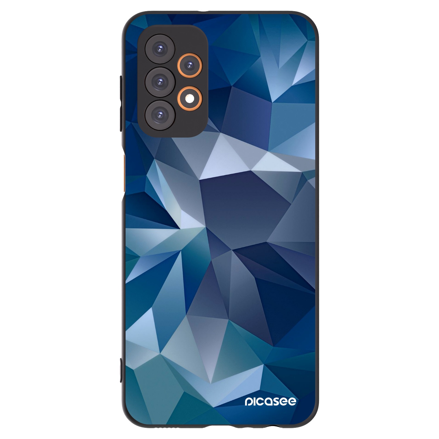 Picasee silikonowe czarne etui na Samsung Galaxy A23 A235F 4G - Wallpaper