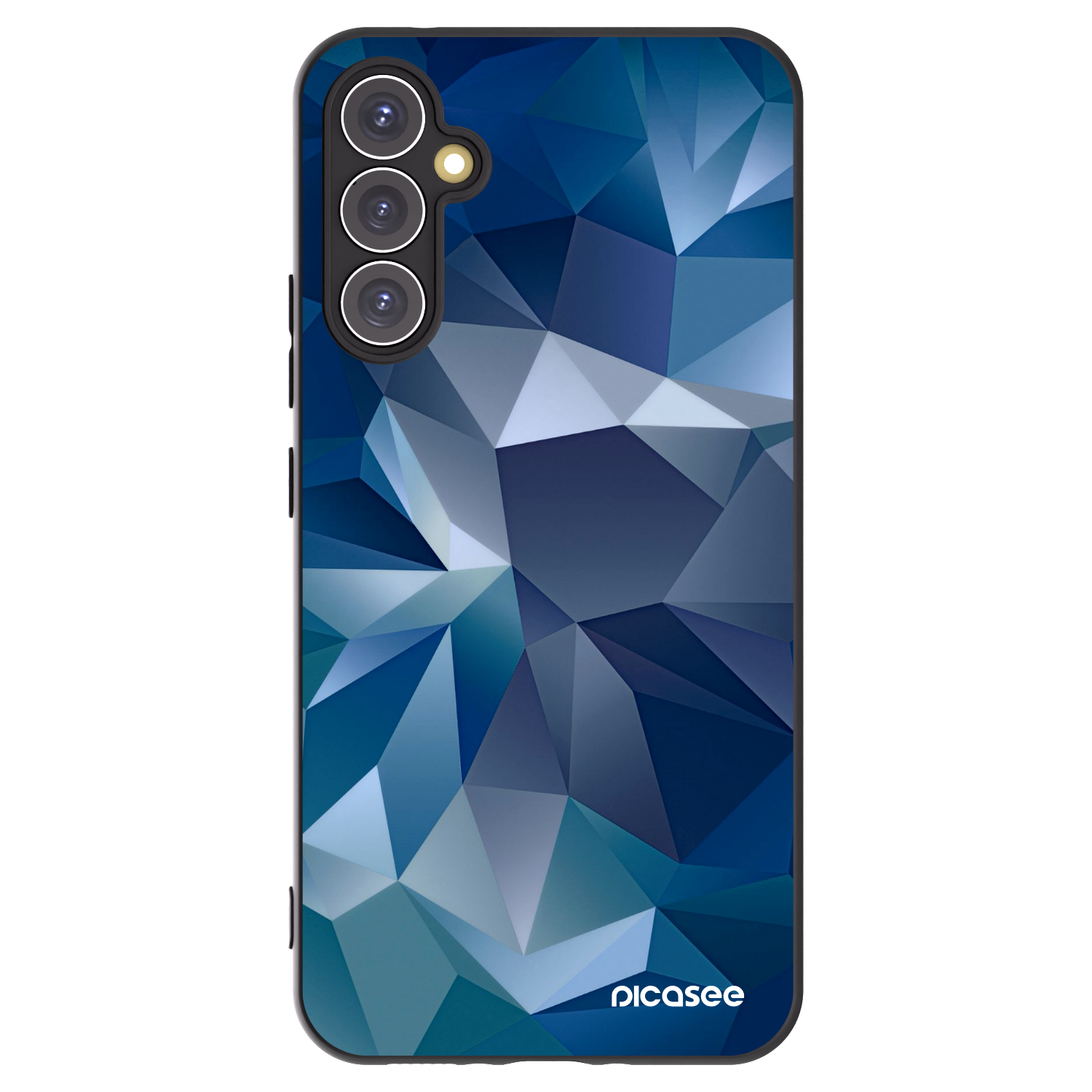 Picasee silikonowe czarne etui na Samsung Galaxy A34 5G A346B - Wallpaper