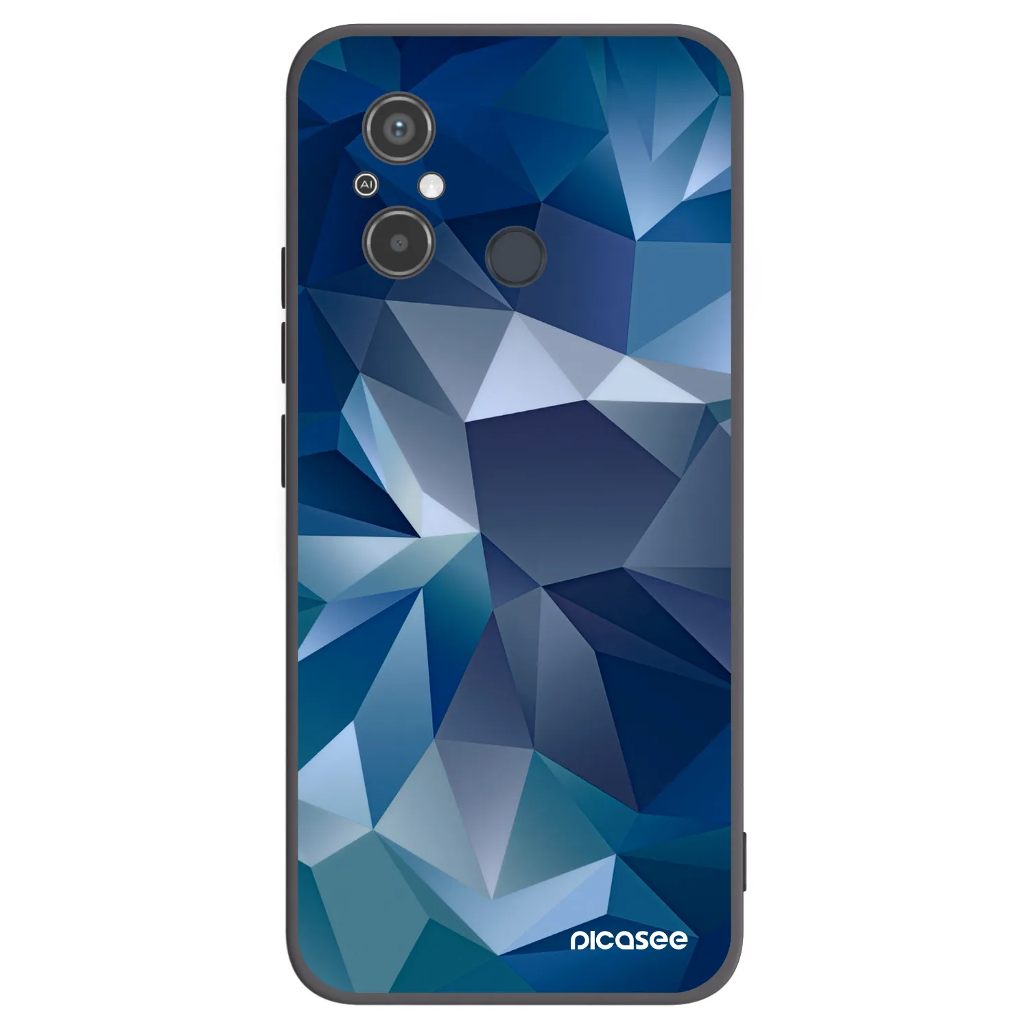 Picasee silikonowe czarne etui na Xiaomi Redmi 12C - Wallpaper