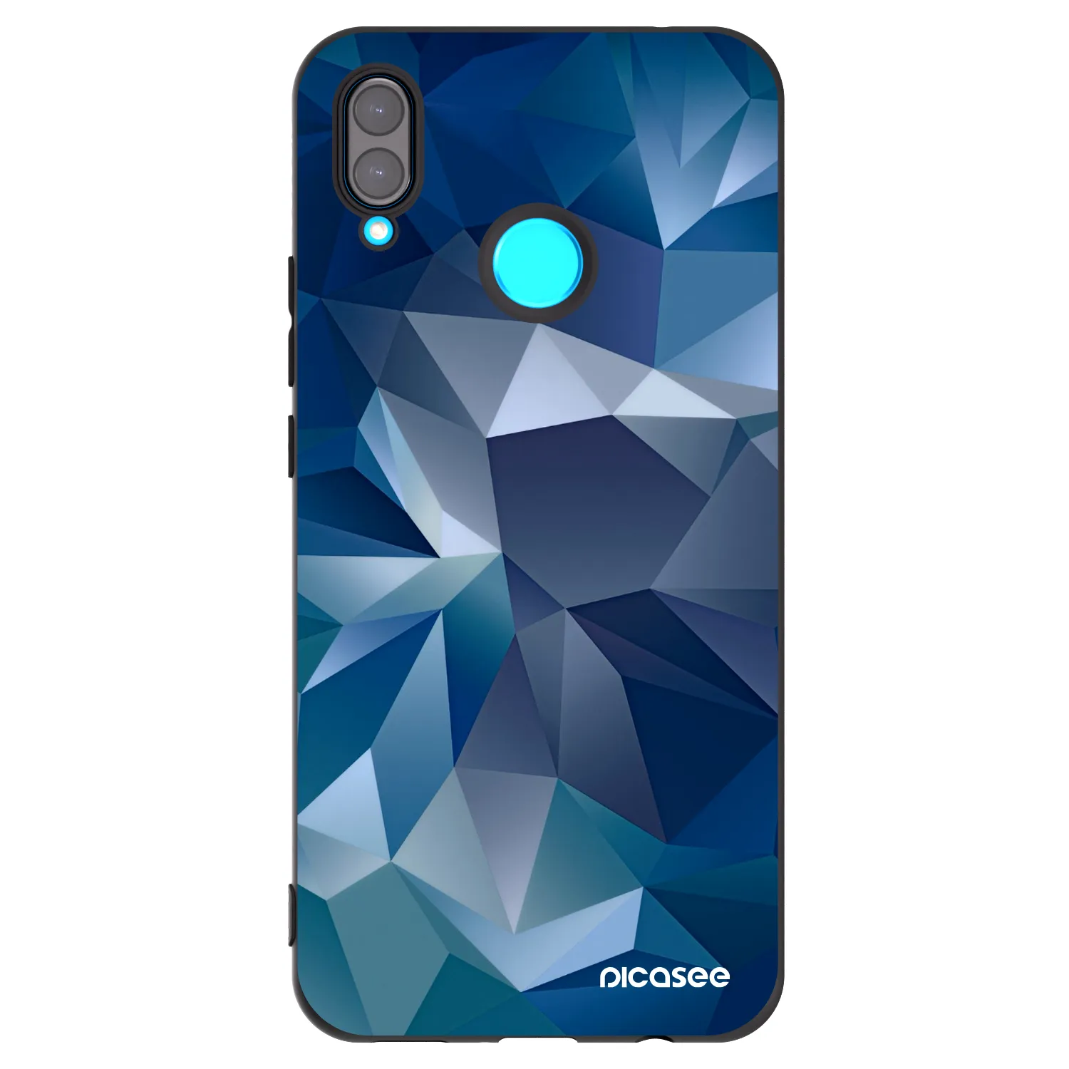 Picasee silikonowe czarne etui na Huawei Nova 3 - Wallpaper