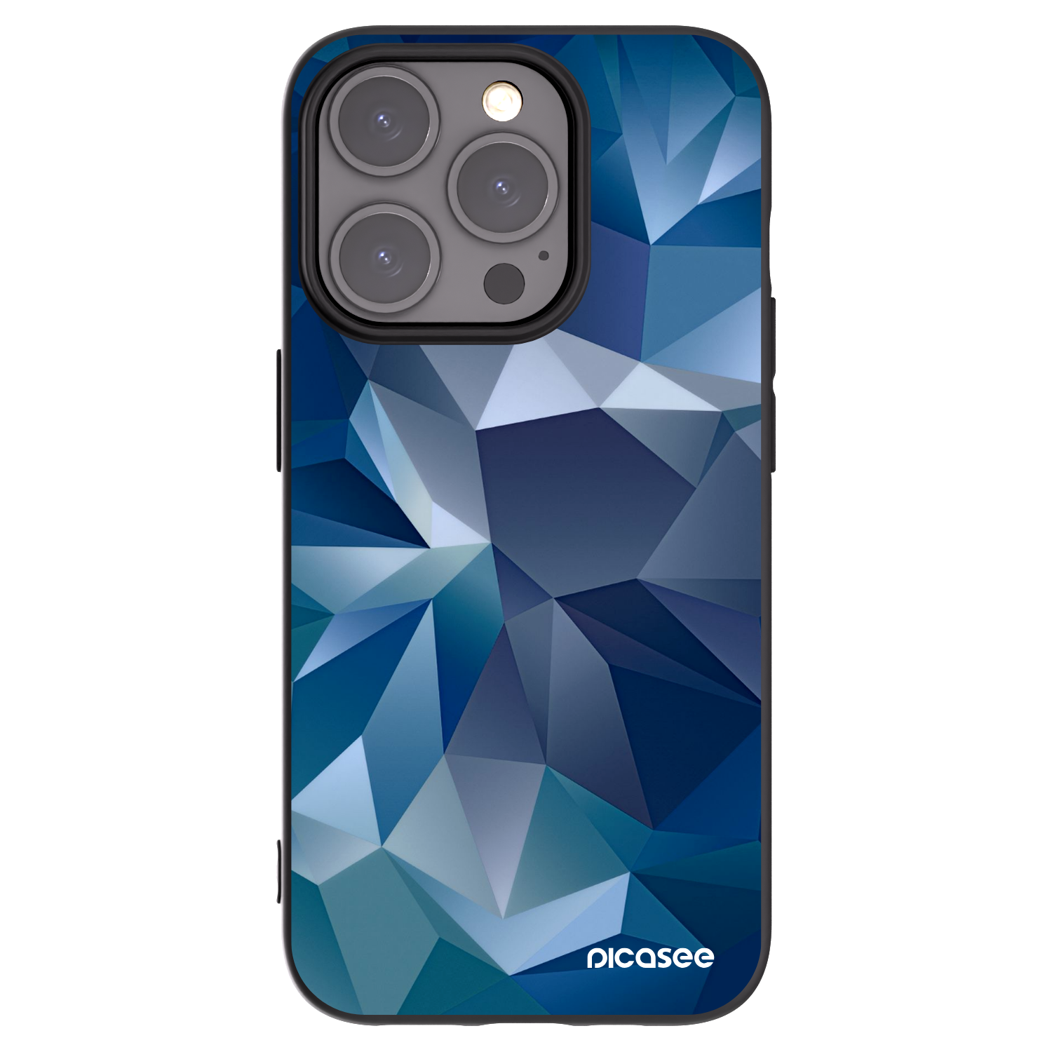 Picasee silikonowe czarne etui na Apple iPhone 15 Pro - Wallpaper