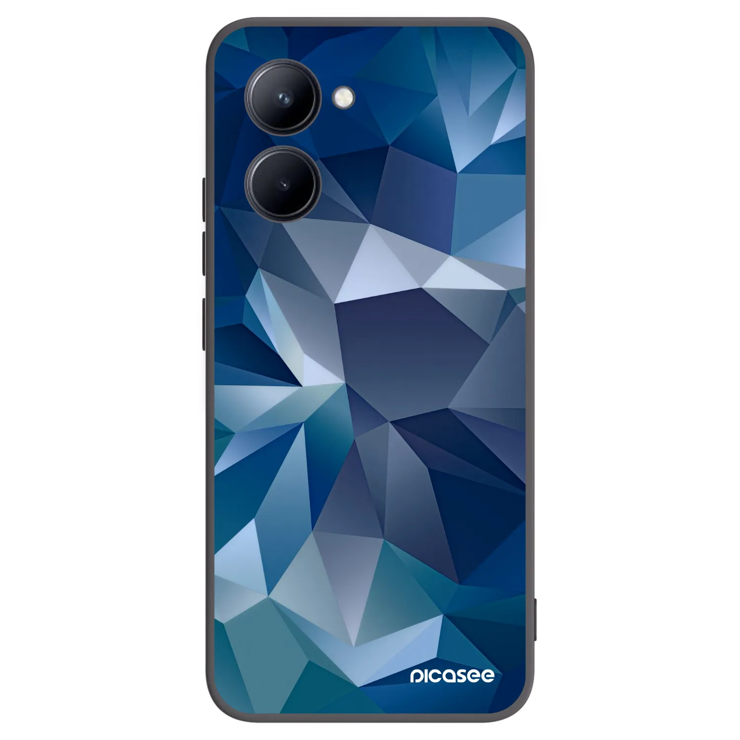 Picasee silikonowe czarne etui na Realme C33 (2023) - Wallpaper
