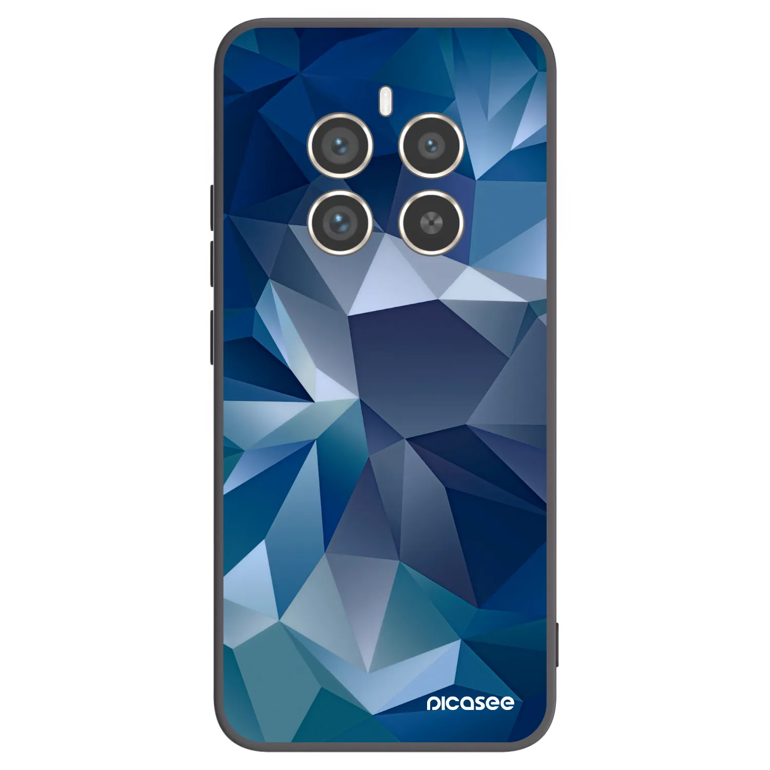 Picasee silikonowe czarne etui na Realme 12 Pro 5G - Wallpaper