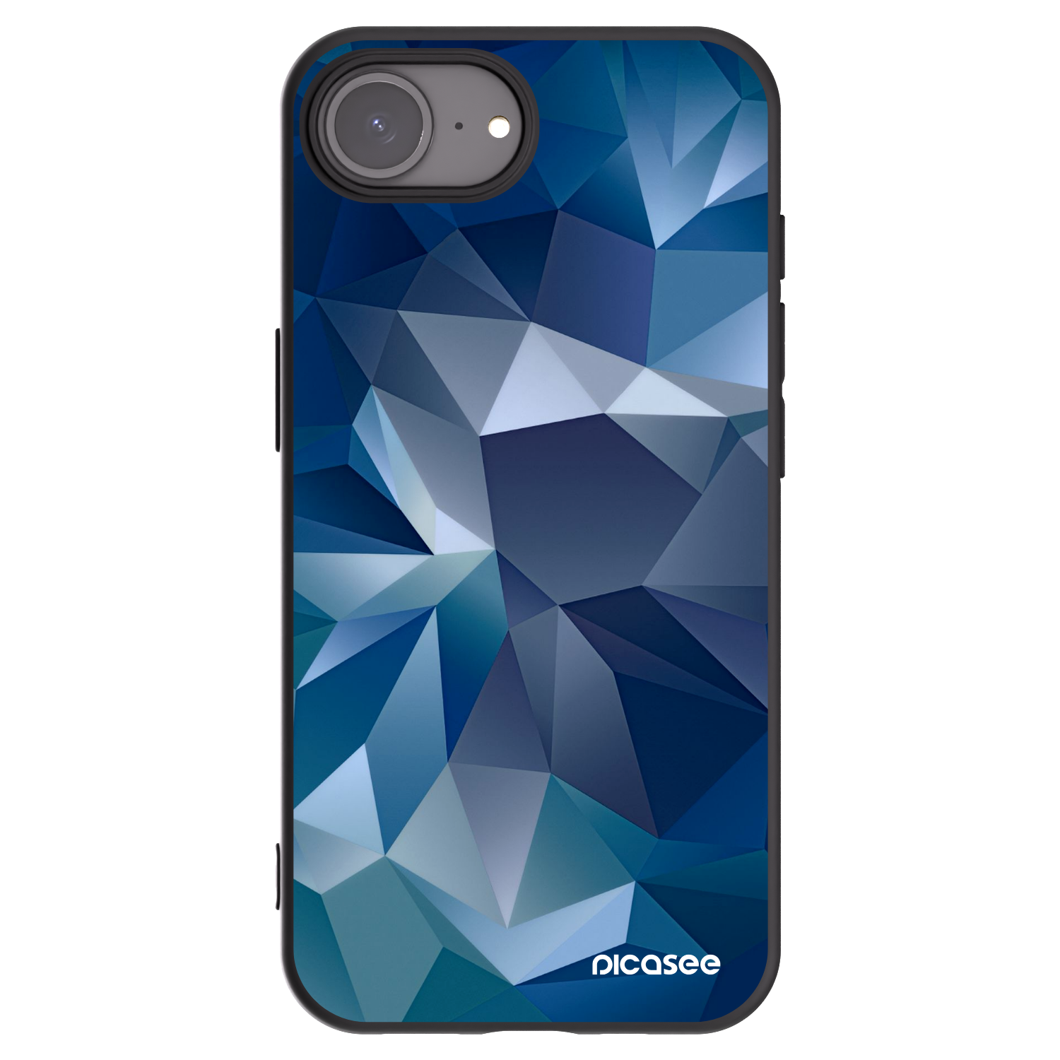 Picasee silikonowe czarne etui na Apple iPhone 16e - Wallpaper